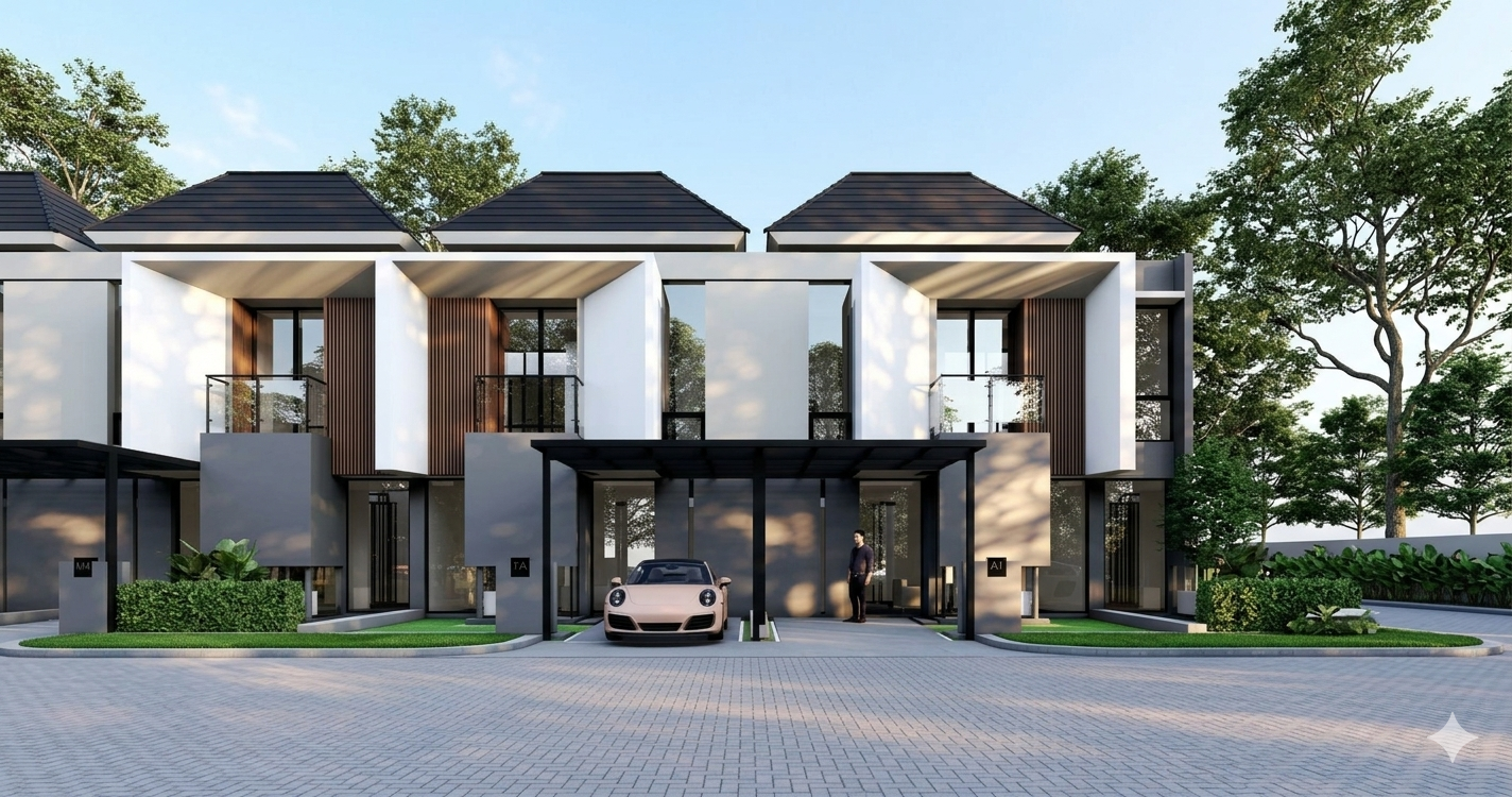 Kawasan eksklusif bernuansa modern tropis dengan fasilitas kelas dunia.